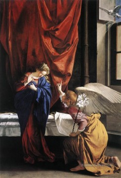 l’Annonciation Baroque peintre Orazio Gentileschi Peinture à l'huile